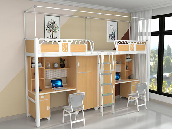 双连双人位侧梯组合床