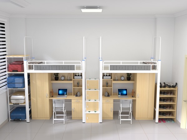 双人双连位侧梯组合床