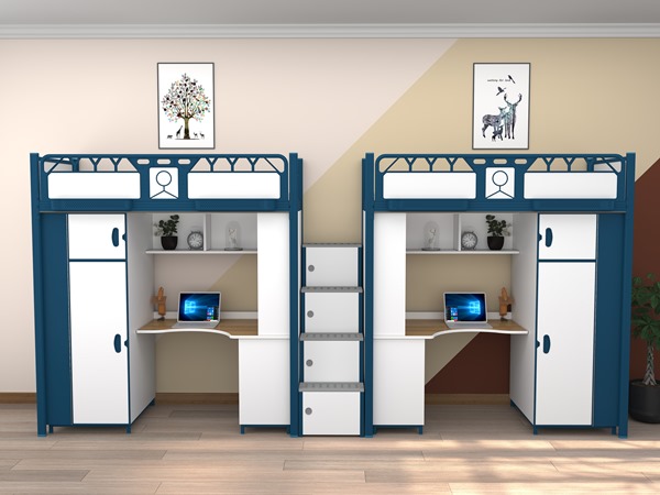 双人双连位中梯组合床